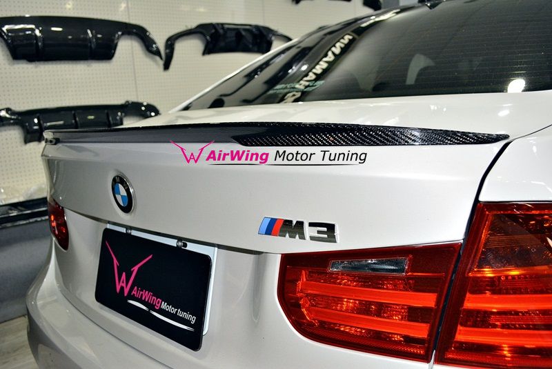 BMW F80 M3 Performance Carbon trunk spoiler 03